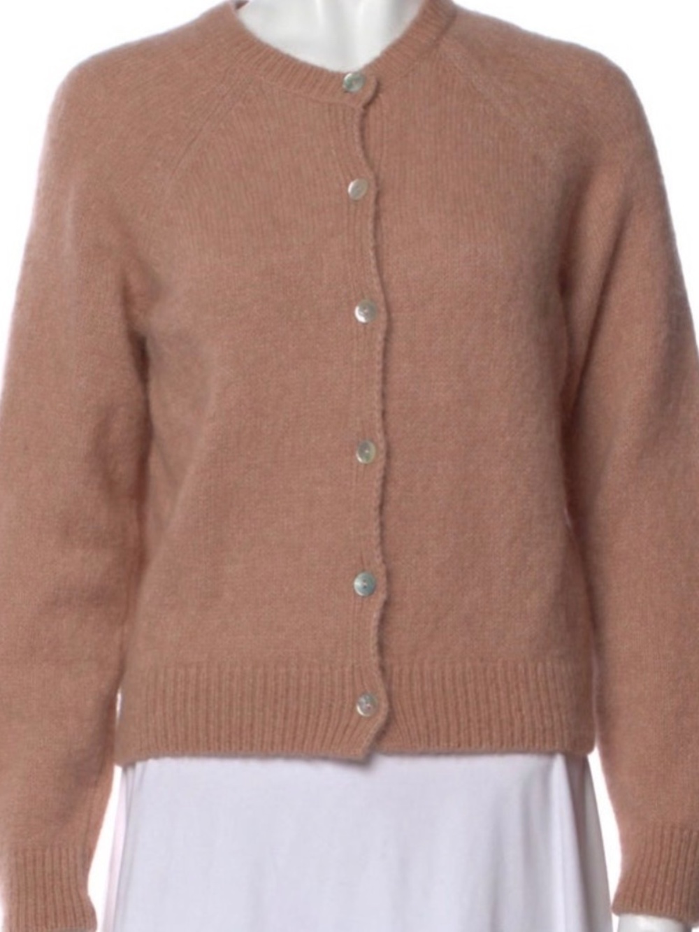 DOEN Petra cardigan light pink/nude in size small